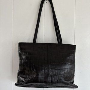 Italian Leather Tote Bag